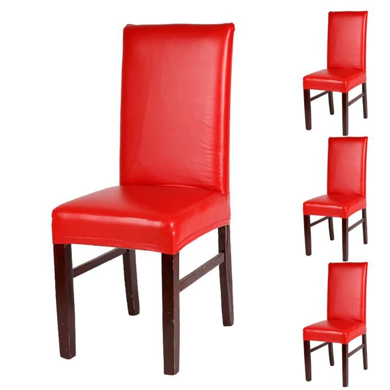 Red China 4PCSの椅子カバー