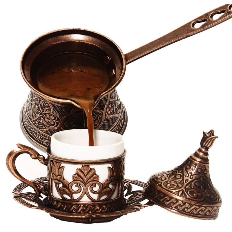 Compra Patrón De Café Turco Maleta De Cobre Fundido Cafetera Hecho A Mano 4  Persona Capacidad Accesorio Decorativo Regalo Otomano Para Ella Barato |  Entrega Rápida Y Calidad | Es.Dhgate