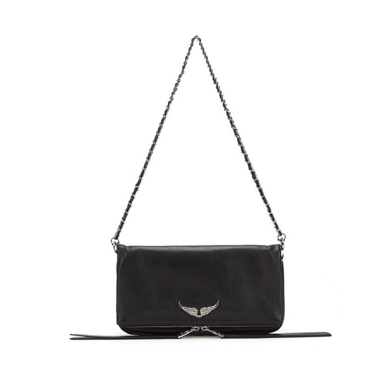 bolsas las mujeres bolsa de mensajero para mujer Zadig Real Voltaire Bolsa (2 cadenas) de cuero Cuero Cuero Crossbody Bolsa y bolso 210729