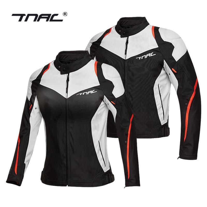 Ropa de motocicleta hombres chaqueta transpirable carreras en trajes de montar motocross reflectante cuatro