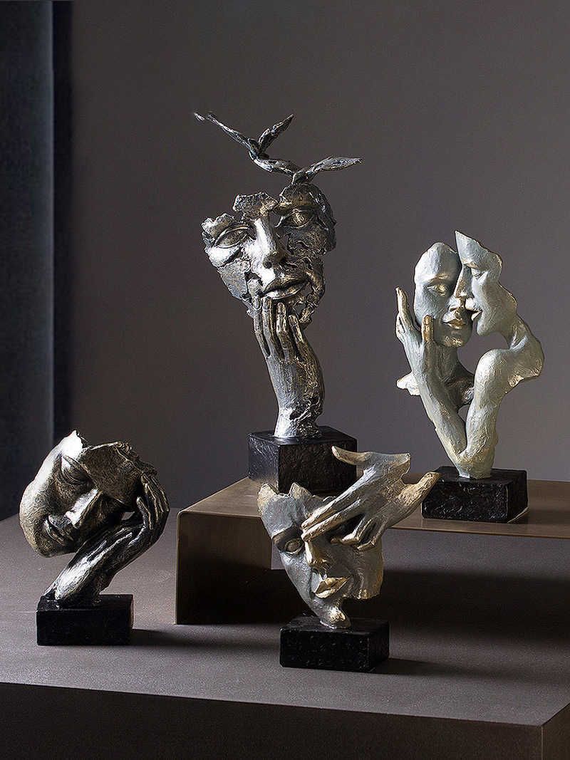 Modern Nordic Style Wall Statues Abstract Cartoon... From Dou08, &Price; | DHgate.Com 2 Modern Nordic Style Wall Statues Abstract Cartoon... From Dou08, &Price; | DHgate.Com - Image 2