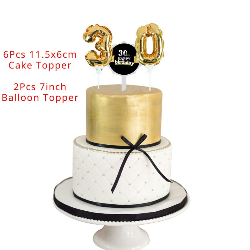 30th Cake Toppers