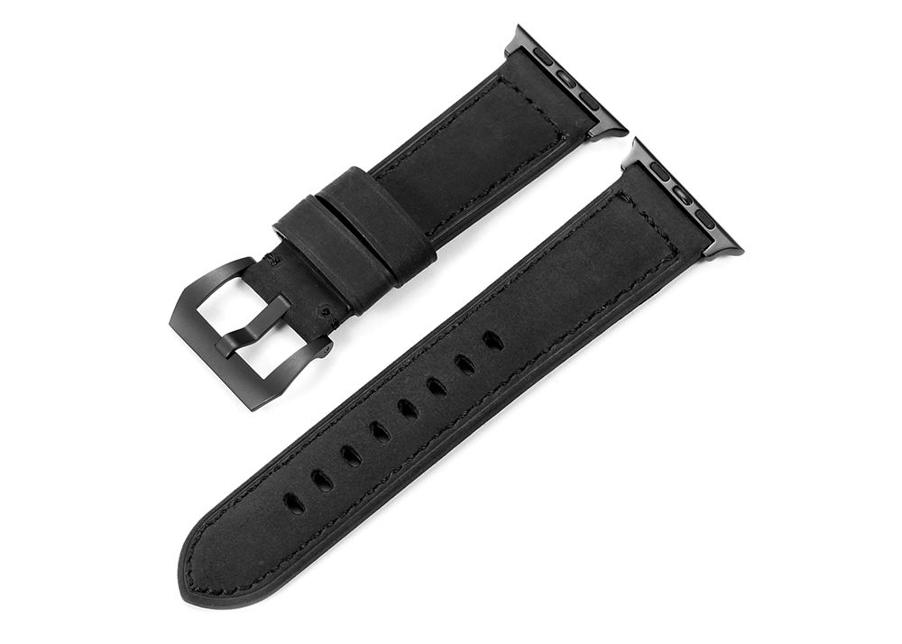 Relógio de maçã preto-preto-para 42 mm