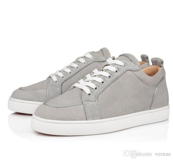 Louboutin Christian RantuLow Rode Bodem Sneaker Schoenen Voor Mannen, Dames  Casual Flats Party Trouwjurk Goedkopere verkoop
