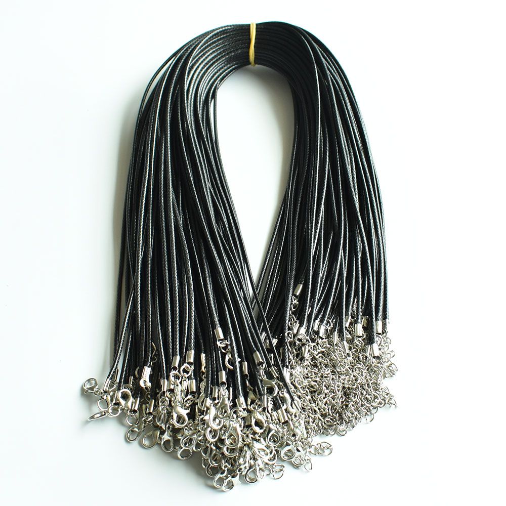 black rope chain 1pc