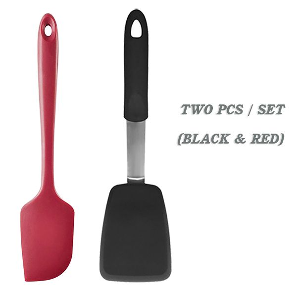 2 pcs / set (red & black))