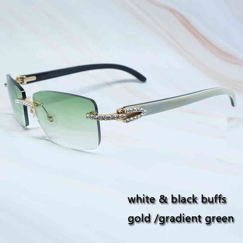 White Bk Gold Green