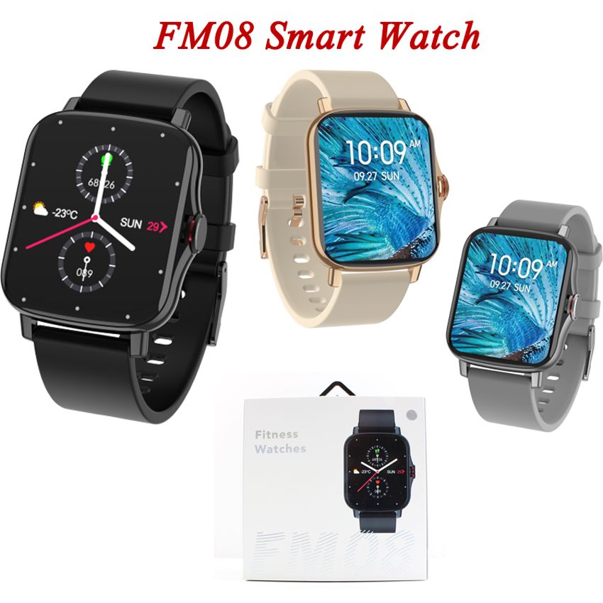 FM08 Bluetooth Color Screen Call Smart Watch Full Screen Fitness Smartwatch  - buy FM08 Bluetooth Color Screen Call Smart Watch Full Screen Fitness  Smartwatch: prices, reviews | Zoodmall