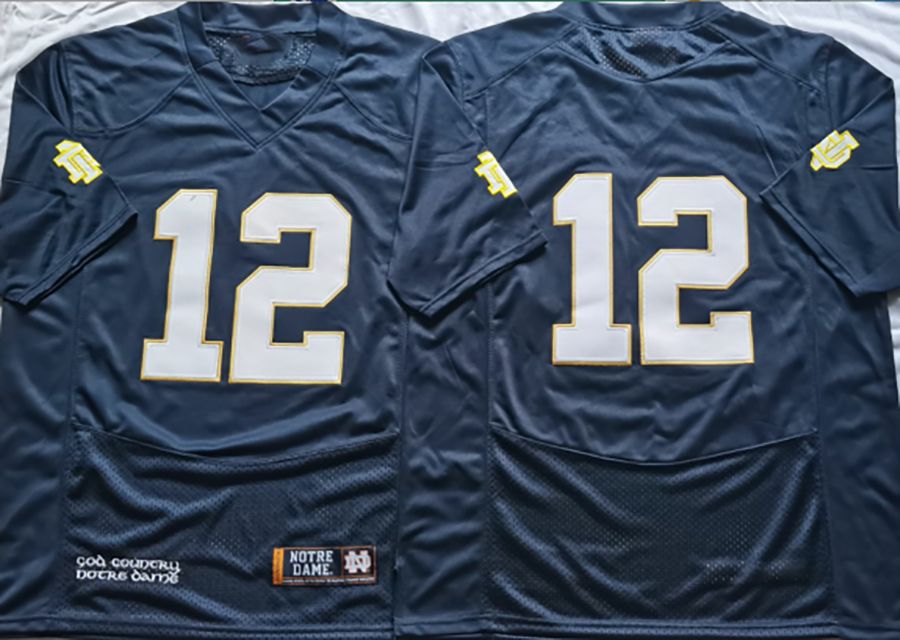 12 Ian Book Navy Without Name Jersey