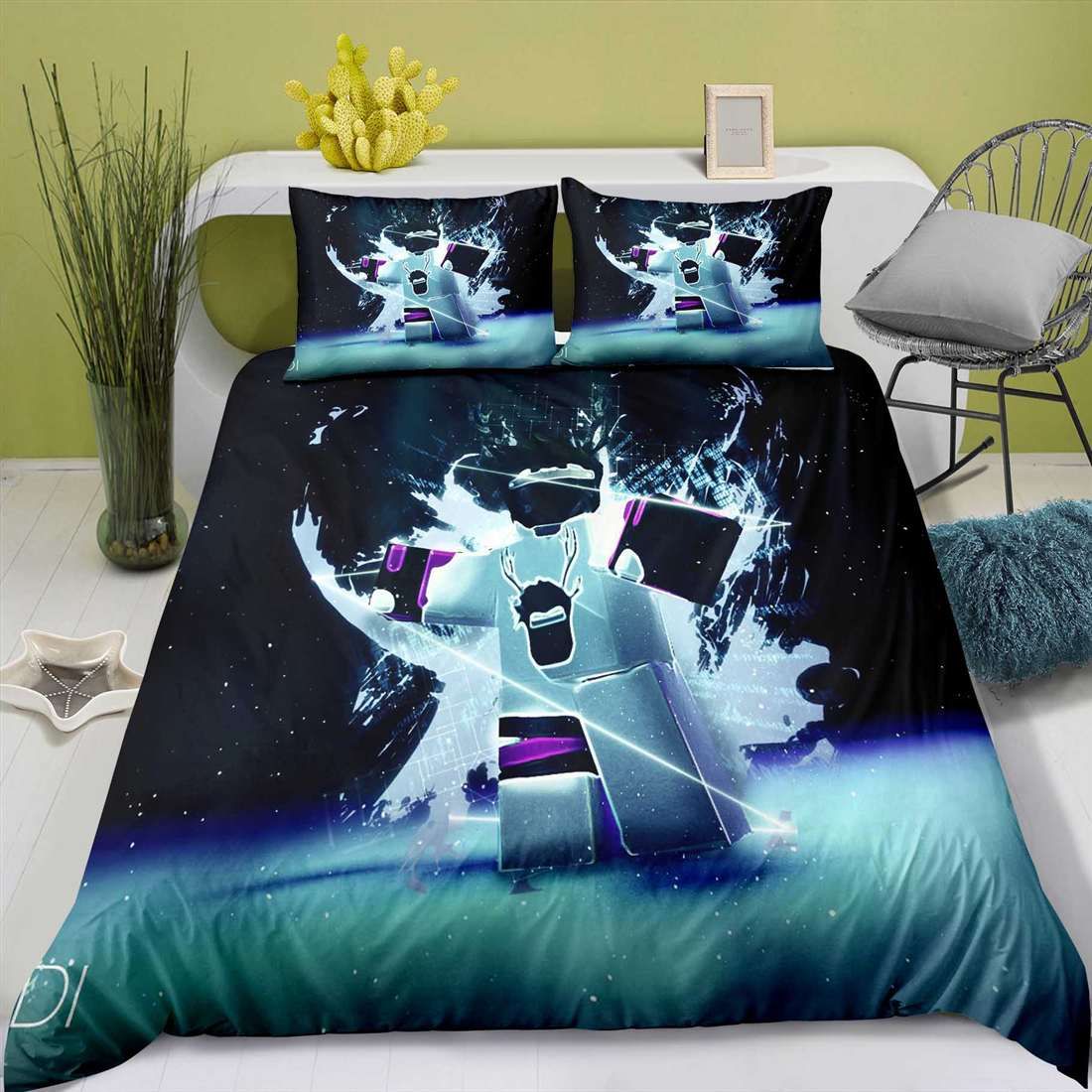 ROBLOX Childrens pantalla ideal para combinar con ropa de Cama Cortinas Edredones ROBLOX Childrens pantalla ideal para combinar con ropa de Cama Cortinas Edredones