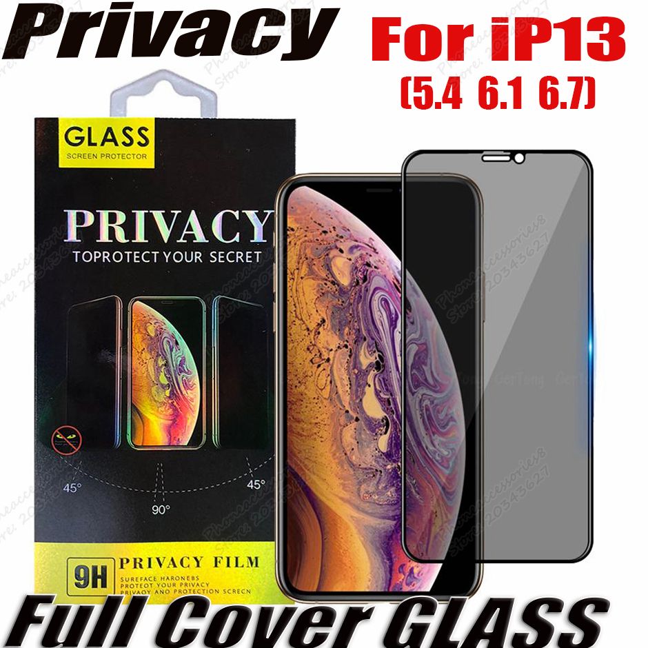 Privacy Anti Peeping Anti Spy Full Cover Tempered Glass Screen