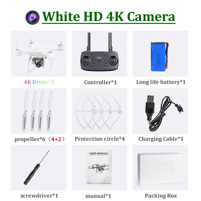 4k Camera White