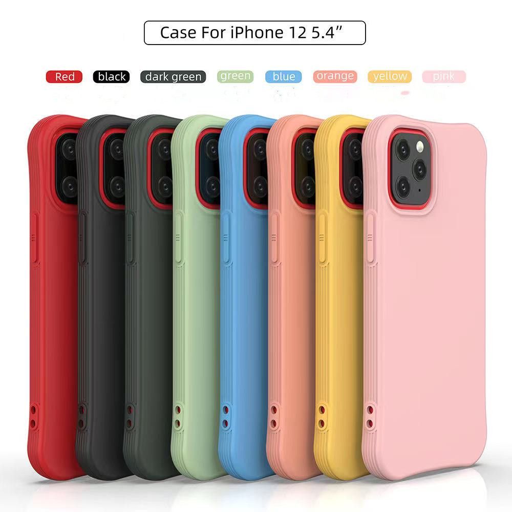 Compre Soft Slim Case TPU Líquido Sólido Silicone Telefone Capas De Celular  Acessórios Para Nova Apple IPhone 13 Pro Max 12 Mini 11 X R $ 8 7 6 6 PLUS  Multi