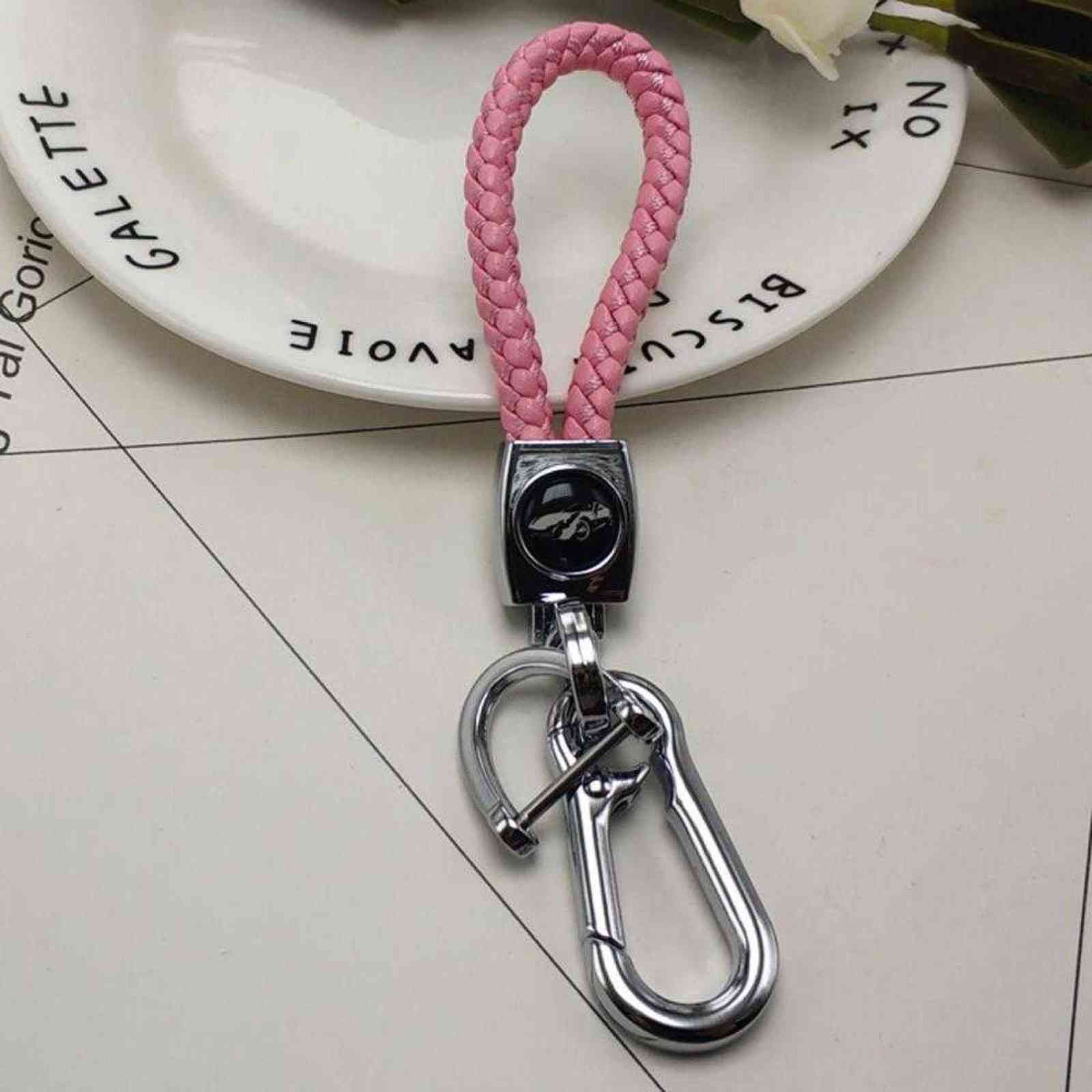 Rosa nyckelring