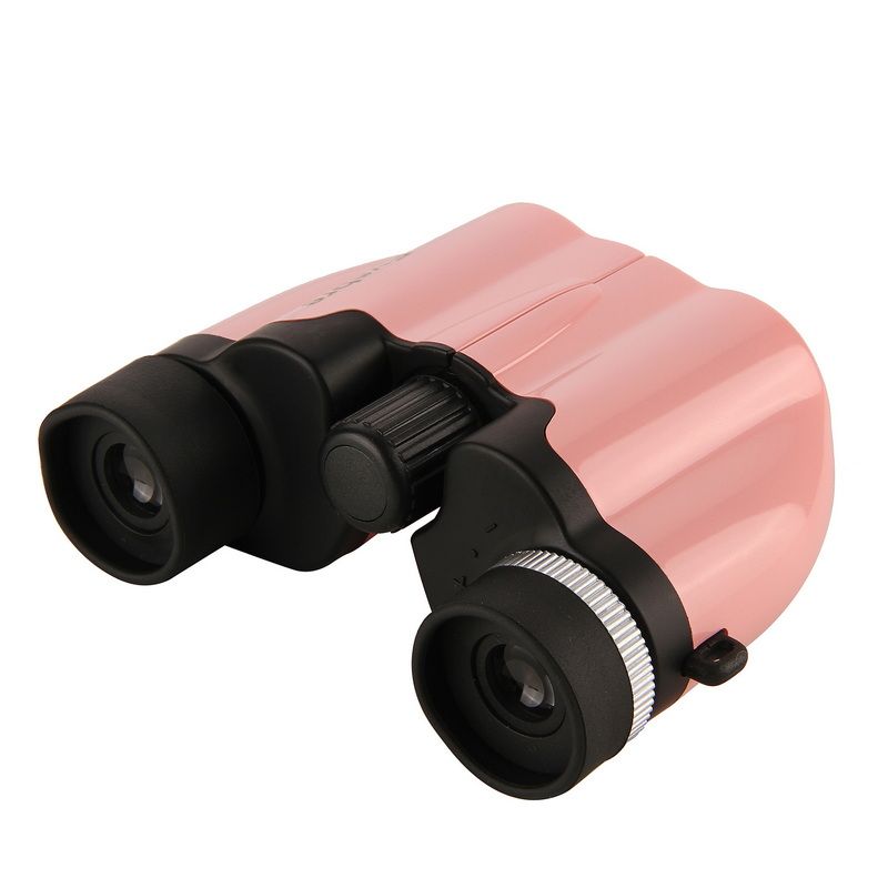 80x80 mini aumento binocular largo alcance 10X caza telescopio prismáticos  HD Professiona telescopio portátil con bolsa de polvo