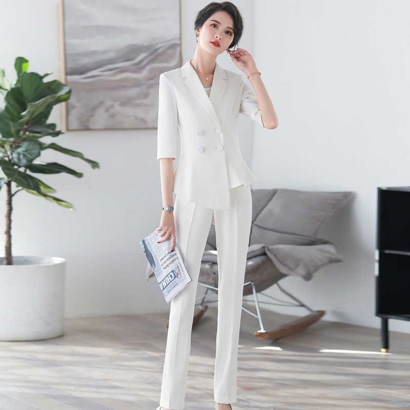 White Jacket Pants