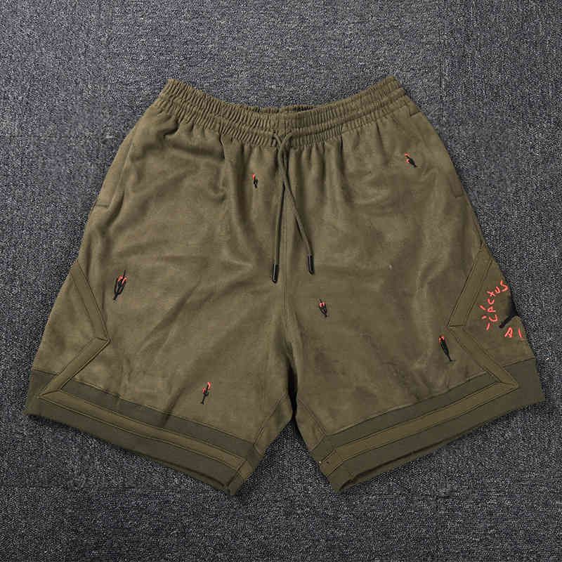 travis scott green shorts