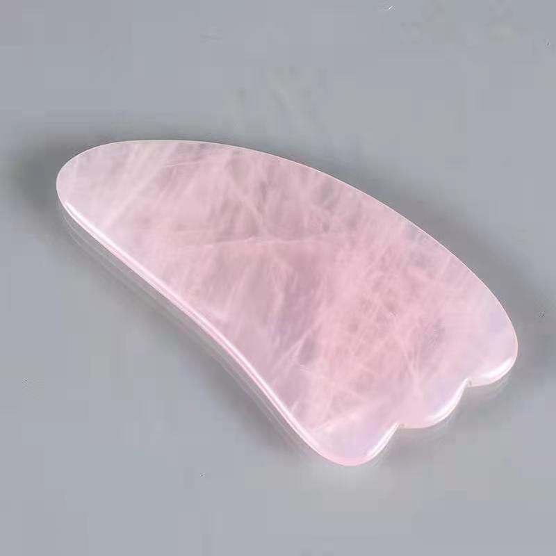 Gua sha d (różowy)