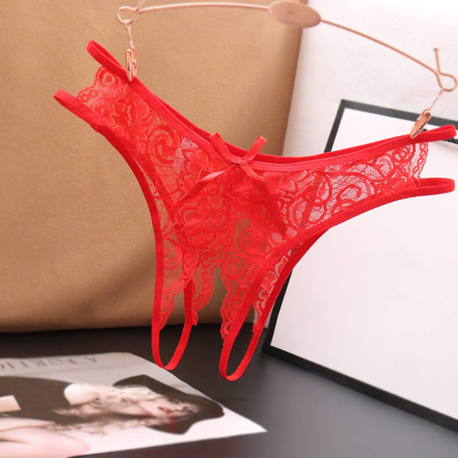 Mujeres sexy lencería caliente erótico sexy bragas abiertas de la entrepierna g-cuerda encaje erótico