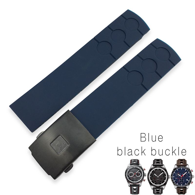 Blue Black Buckle-20 milímetros