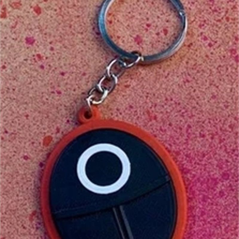 Key Chain Oval Circle