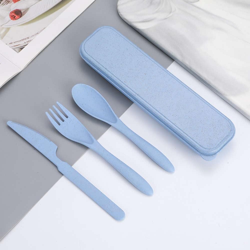 Blue Box Knife Fork Spoon Suit