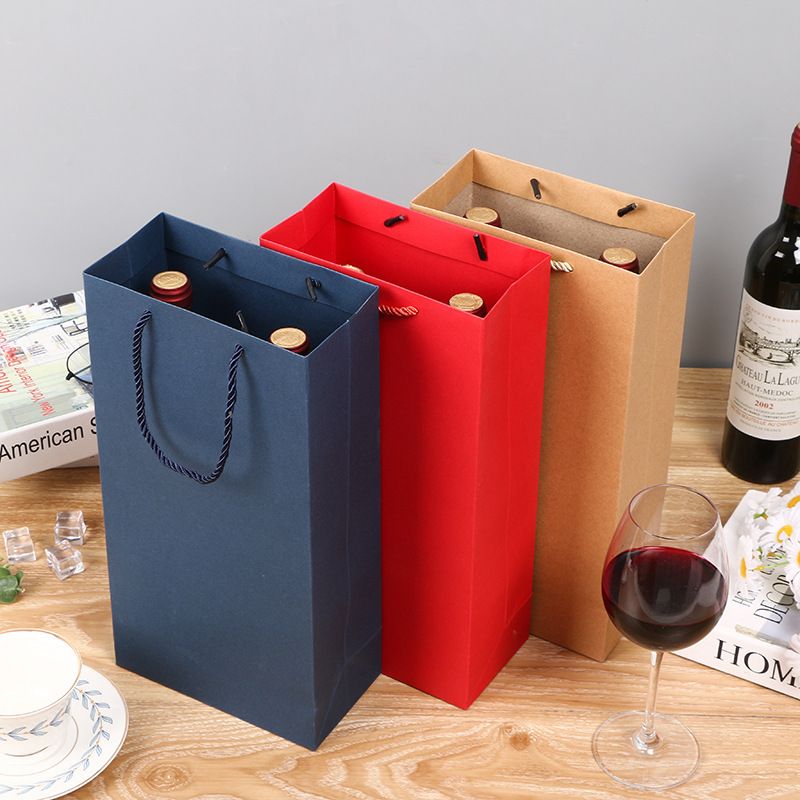 custom wine gift bolsas