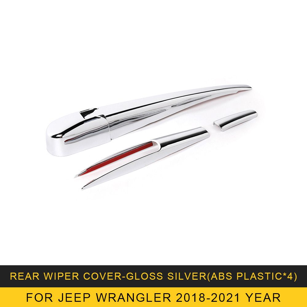 Rear Wiper Cover-Gloss Silver