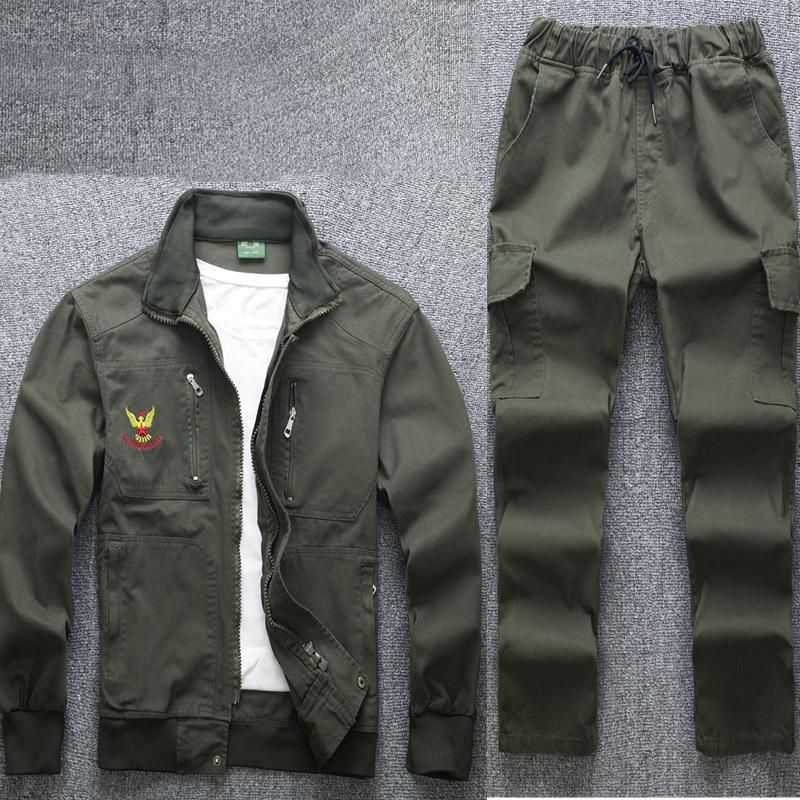 Green Twill Suit