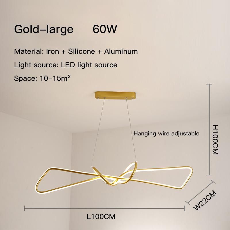 Goud-110x22cm wit licht