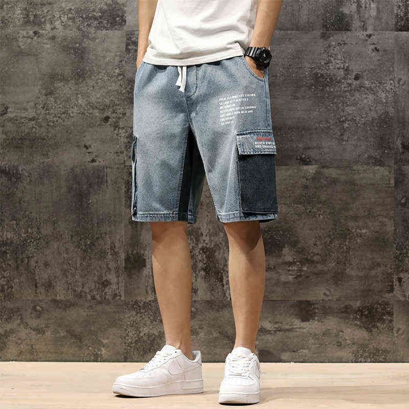 Men Denim Shorts 2021 Streetwear 