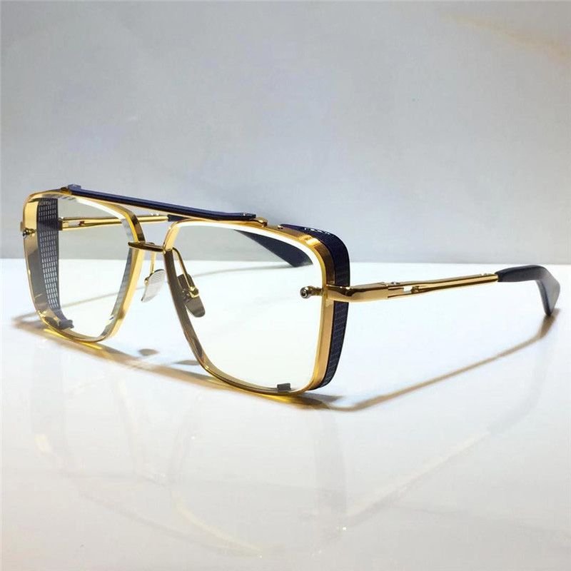 gold blue clear lens (NO.2)