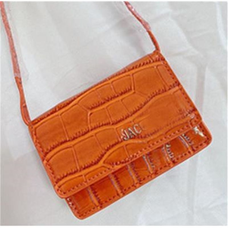 Motif de crocodile orange