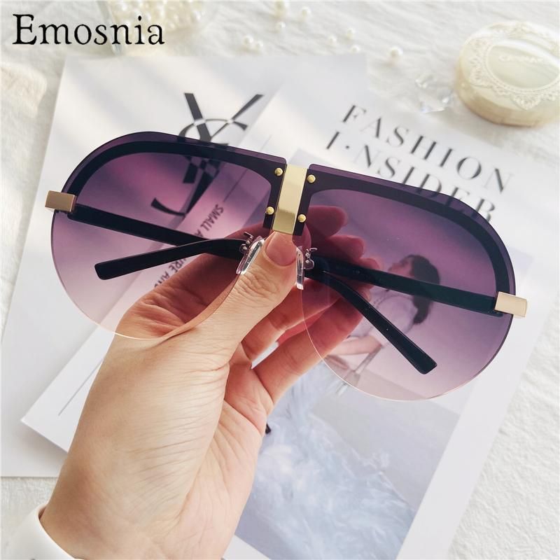 Emosnia Vintage Ovesized Gafas de sol para mujeres Gafasmujer 