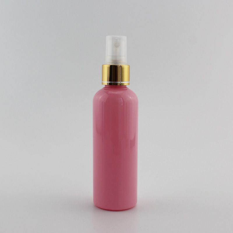 Bouteille Rose clair-100ml-plastique