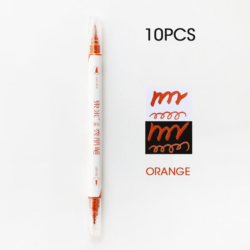 10st orange färg
