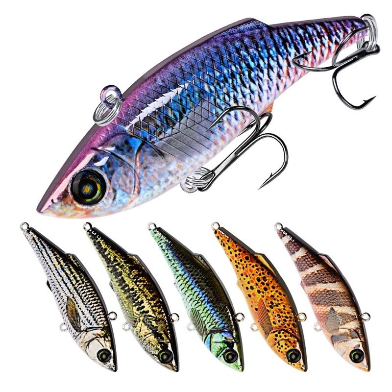 Bright Color Vib Wobbler Swimbaits Lure 10.5g 7.9cm Top Water Lipless Fish B JLLFQS XMHYARD 4717 Q2