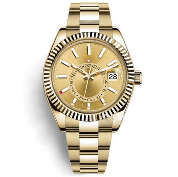 Luxury Watch Mens Automatic Mechanical Calendar 42mm Stainless
