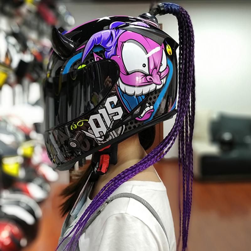 Cascos de con Casco Modular Casco Moto Double Visor Face Motocross Motocross Motorbike Capacete