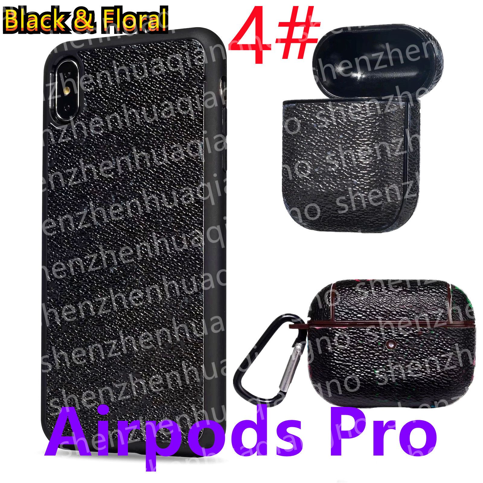 4#[l] AirPods Pro Black Flower