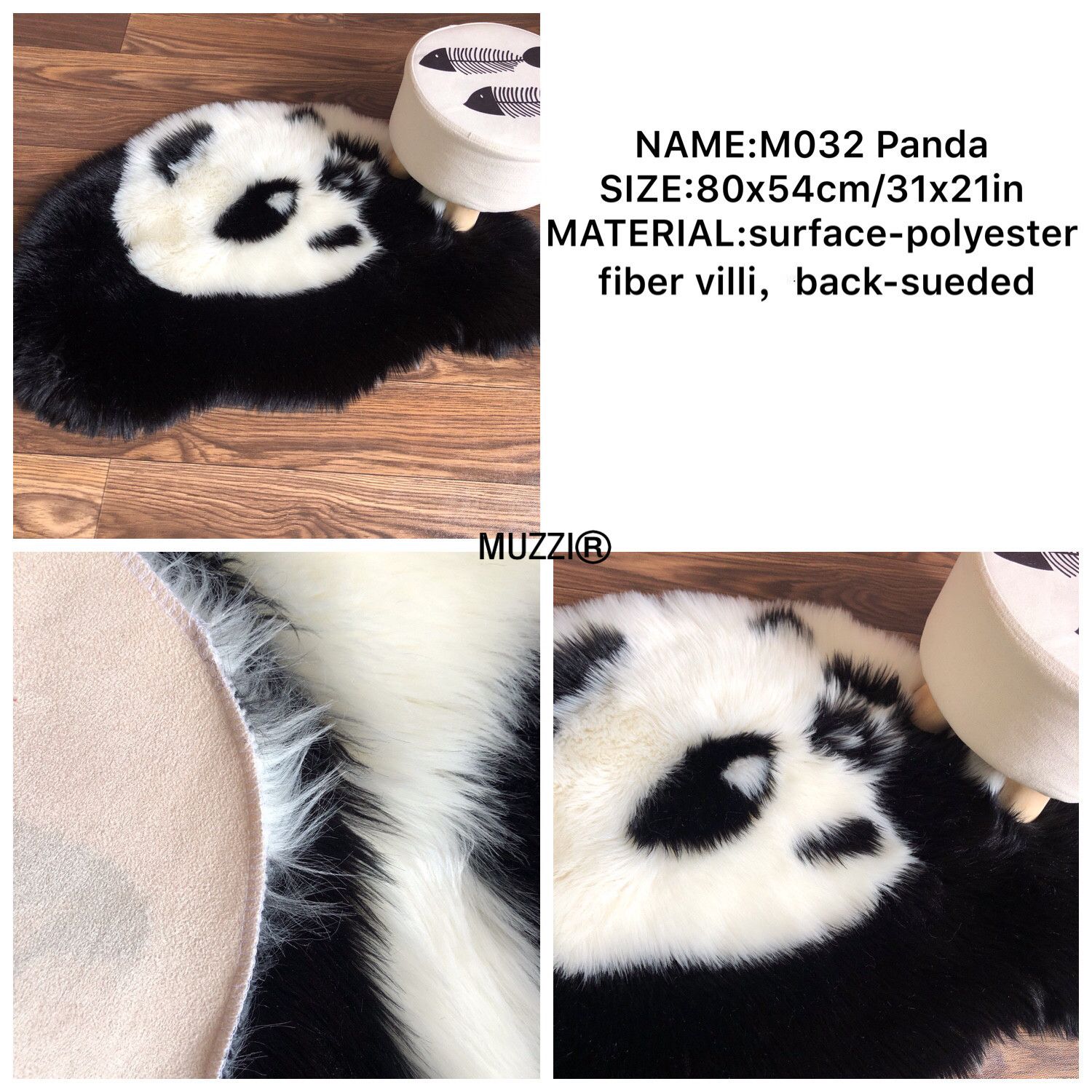 Panda 80x54cm.