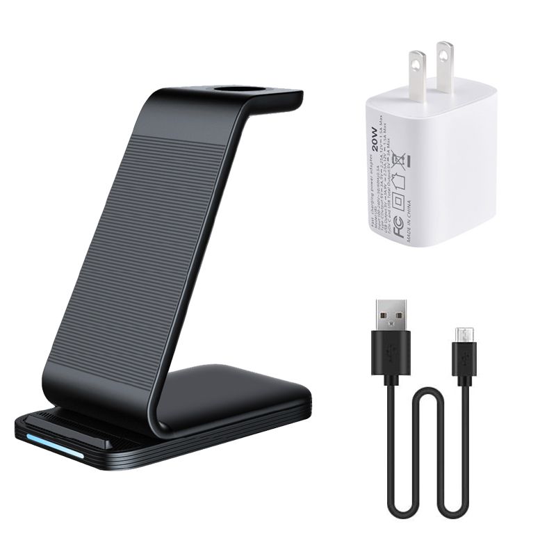 Caricabatterie wireless + Adattatore USA