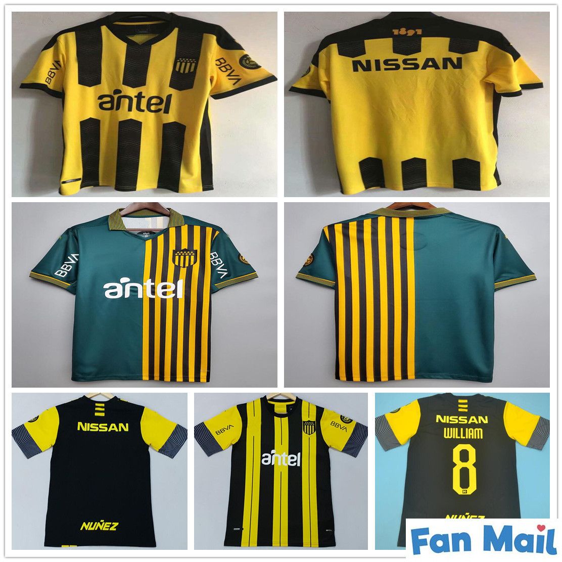 2021 2020 2021 Club Atletico Penarol Soccer Jerseys Penarol Lucas Ezequiel Viatri Fabricio Formiliano Custom 20 21 Home Yellow Football Shirts From Fans Mail 12 11 Dhgate Com