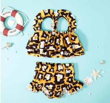 #9 printed baby swimsuits