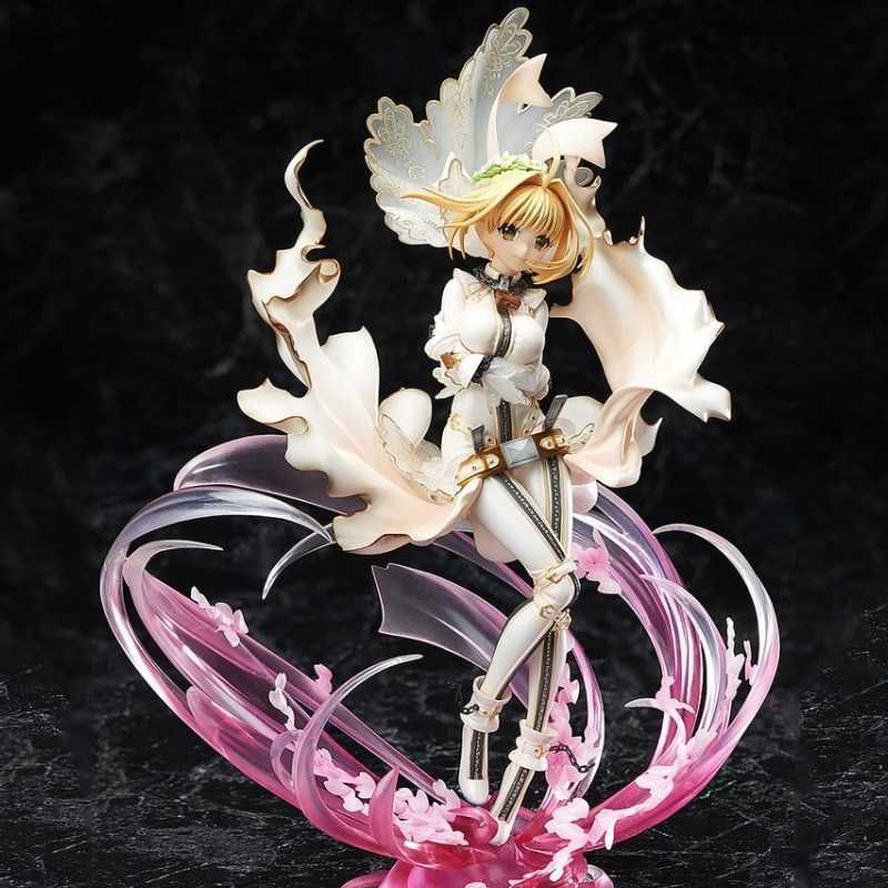 Discount Fate Stay Night Characters White Wedding Dresses Saber Action Figure Statue Model Fate Apocrypha Figurine T30 Y0705 From China Dhgate Com