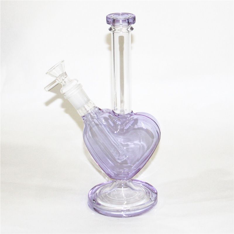 Purple Color + Clear Color Glass Bowl