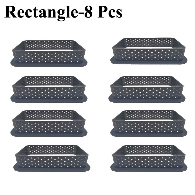 Rectangle 8 pcs