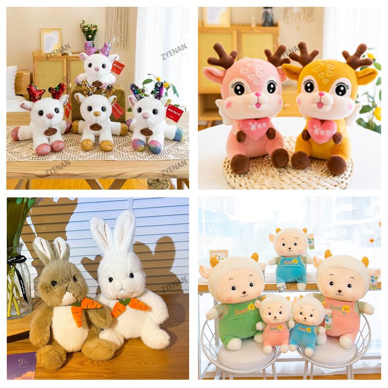 Cute Plush Sheep Stuffed Animal Doll Cute Pillow Sleeping Doll Child Gift 30cm Cute Plush Sheep Stuffed Animal Doll Cute Pillow Sleeping Doll Child Gift 30cm