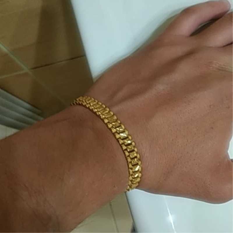 pulsera de cadena Vintage Punk para hombre y mujer brazalete #18cm pulsera de cadena Vintage Punk para hombre y mujer brazalete #18cm