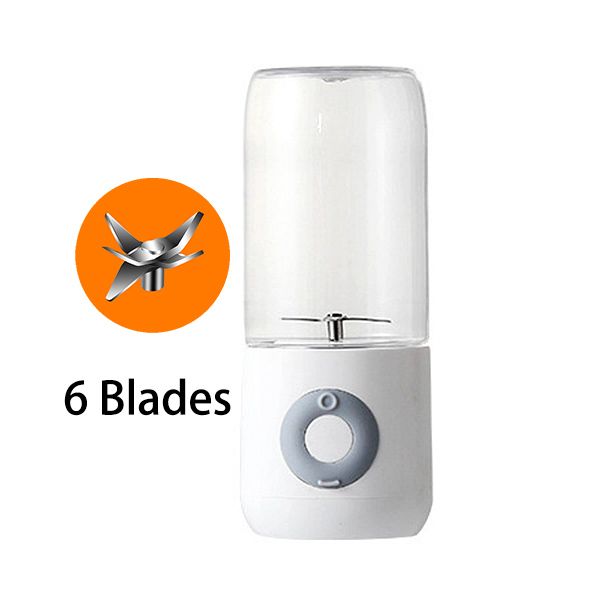 White with 6 Blades